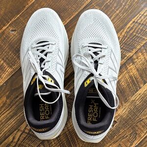 New Balance Fresh Foam Shoes - Grey with black and ginger lemon